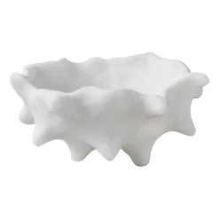 Art piece châtaigne Ø20 cm, Off-white