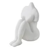 Art piece femme assise 14 cm, Off-white