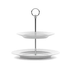 Assiette à gâteau Rhombe Ø 27 cm, blanc