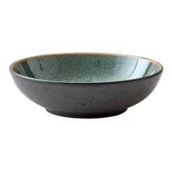 Assiette à pâtes Bitz Ø20 cm noir, Noir-vert
