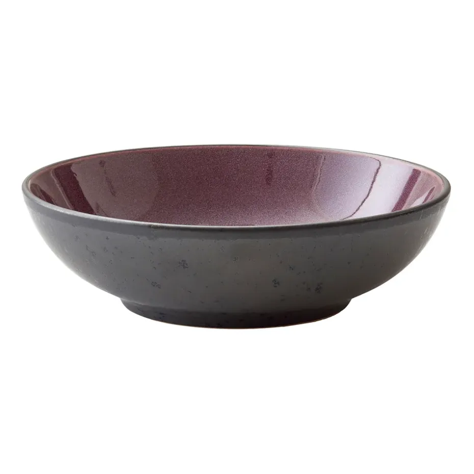 Assiette à pâtes Bitz Ø20 cm noir, Noir-Violet