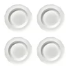 Assiette à pâtes Silhouette Ø22 cm lot de 4, Blanc