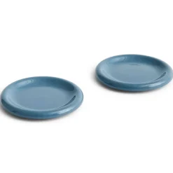 Assiette Barro, Dark blue, Ø18 cm lot de 2