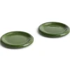 Assiette Barro, Green, Ø18 cm lot de 2