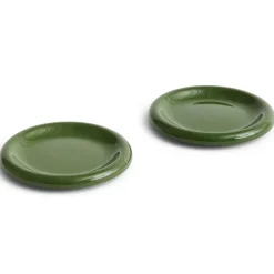 Assiette Barro, Green, Ø18 cm lot de 2