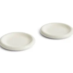 Assiette Barro, Off-white, Ø18 cm lot de 2