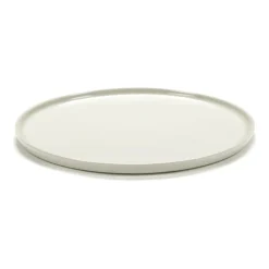 Assiette basse Cena S Ø18 cm, Ivoire