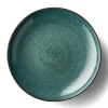 Assiette Bitz Ø 40 cm noir, Noir-vert
