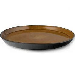 Assiette Bitz Gastro Ø27 cm, Noir-ambre