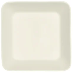 Assiette carrée Teema blanche, blanc