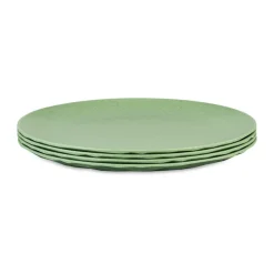 Assiette Club thermoplastique biocirculaire Ø26 cm, 4 pièces, Nature leaf green