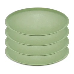 Assiette Connect Ø 25,5 cm, lot de 4, Nature leaf green