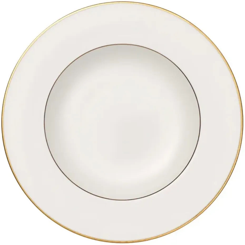 Assiette creuse Anmut Gold, Blanc