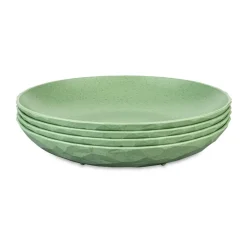 Assiette creuse Club thermoplastique biocirculaire Ø22 cm, 4 pièces, Nature leaf green