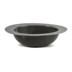Assiette creuse Coffee & More Ø22 cm, Gris