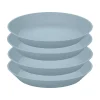 Assiette creuse Connect Ø 24 cm, lot de 4, Nature flower blue