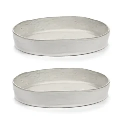 Assiette creuse La Mère Ø23 cm lot de 2, Off white