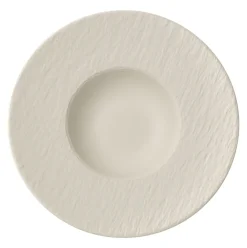 Assiette creuse Manufacture Rock Ø28 cm, Blanc