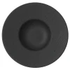 Assiette creuse Manufacture Rock Ø28 cm, noir