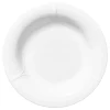Assiette creuse Pli Blanc 23 cm, Blanc