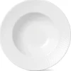 Assiette creuse Rhombe, blanc, Ø 24,5cm
