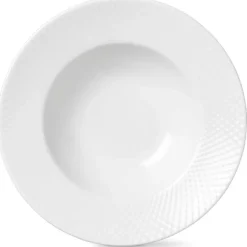 Assiette creuse Rhombe, blanc, Ø 24,5cm
