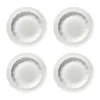 Assiette creuse Silhouette M Ø23,7 cm lot de 4, Blanc