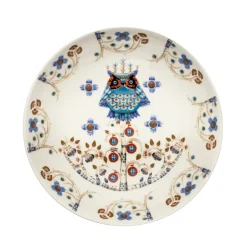Assiette creuse Taika 20 cm, motif blanc