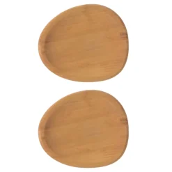 Assiette de fête Raw 13x11,4 cm lot de 2, Bois