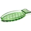Assiette Fish & Fish 10x23 cm, Green