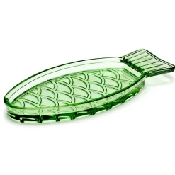 Assiette Fish & Fish 10x23 cm, Green