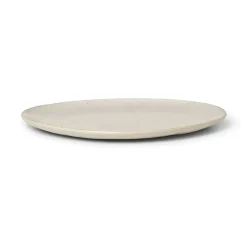 Assiette Flow 22 cm, Off-white speckle