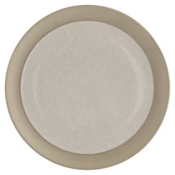 Assiette Fossil Ø26 cm, Beige