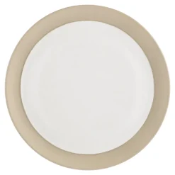 Assiette Fossil Ø26 cm, Blanc