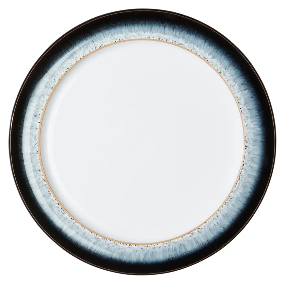 Assiette Halo 24,5cm, Bleu-gris-noir