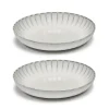 Assiette haute Inku M Ø21 cm, lot de 2., White