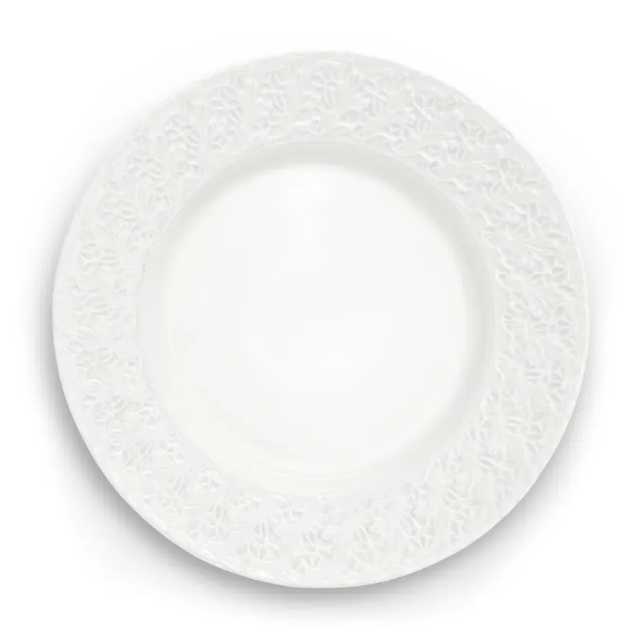 Assiette Lace 32 cm, Blanc