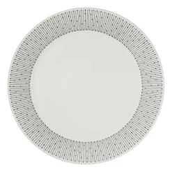 Assiette Mainio Sarastus Ø25 cm, Noir-blanc