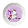 Assiette Moomin Snorkmaiden lilas, Lilas