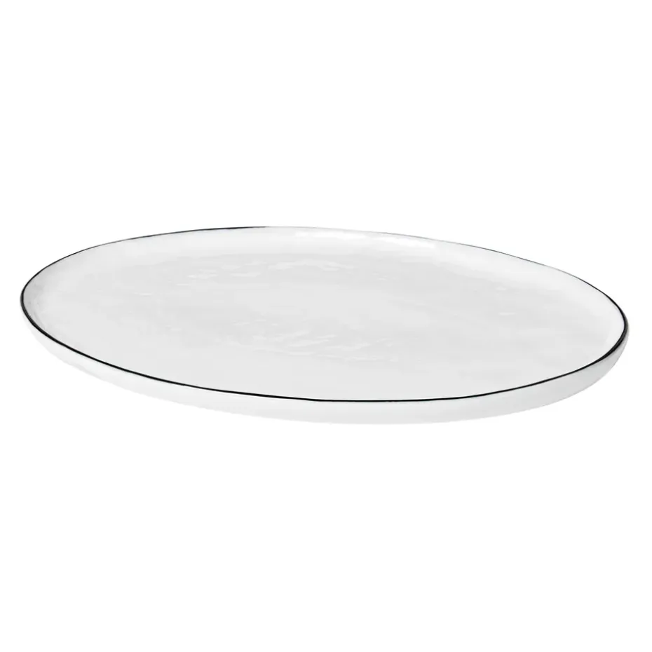 Assiette ovale Salt, 20x30 cm
