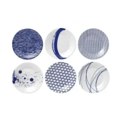 Assiette Pacific, bleu 6 pièces, 16 cm