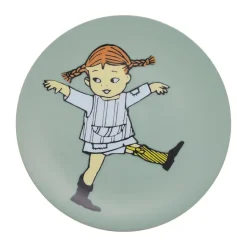 Assiette Pippi Circus Ø20 cm, Vert