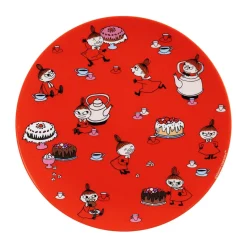Assiette plate Mumin Lilla My Ø19,8 cm, Rouge