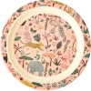 Assiette pour enfant Rice Jungle animals, Coral-multi