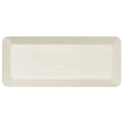 Assiette réctangulaire Teema blanche, blanc