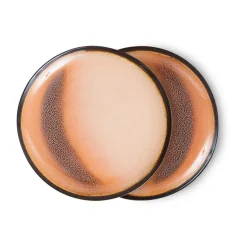 Assiette 70's Ø 17,5 cm 2 pièces, Horizon