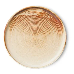 Assiette secondaire Home Chef Ø20 cm, Rustic cream-brown