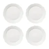Assiette Silhouette L Ø26 cm lot de 4, Blanc