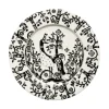 Assiette Taika 22 cm, noir