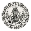 Assiette Taika 27 cm, noir